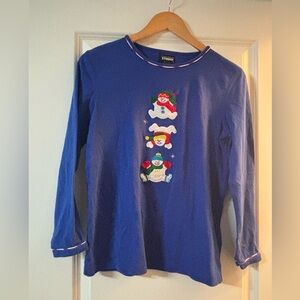 Studio Joy Vintage Snowman Sweater